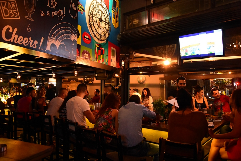 Bar 35 on Saturday Night
